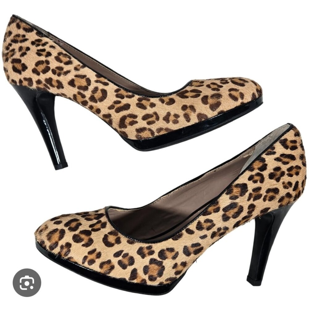 Franco Sarto Darren 2 Calf Hair Almond Toe Pumps. 5.5M